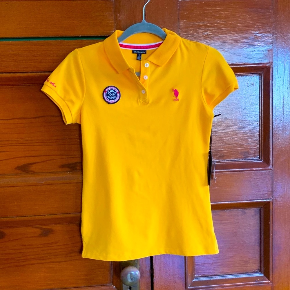 US Polo Assn Yellow Gold Polo Shirt